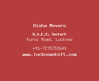 Disha Movers, Kursi Road, Lucknow