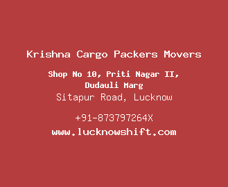 Krishna Cargo Packers Movers, Sitapur Road, Lucknow