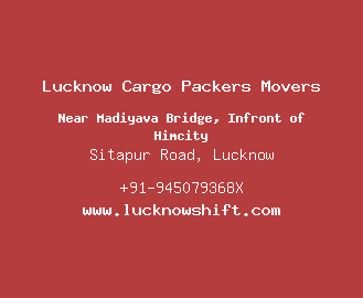 Lucknow Cargo Packers Movers, Sitapur Road, Lucknow