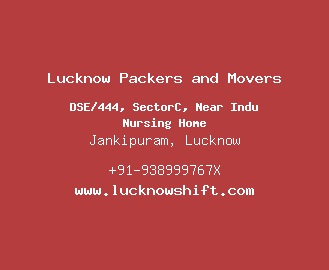 Lucknow Packers and Movers, Jankipuram, Lucknow