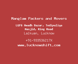 Manglam Packers and Movers, Lalkuan, Lucknow