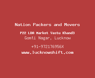 Nation Packers and Movers, Gomti Nagar, Lucknow